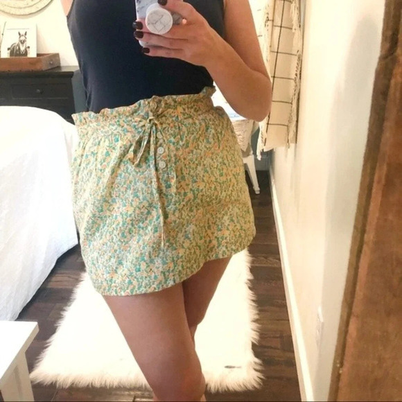 J crew xsmall boho floral high waisted skirt - Picture 2 of 4